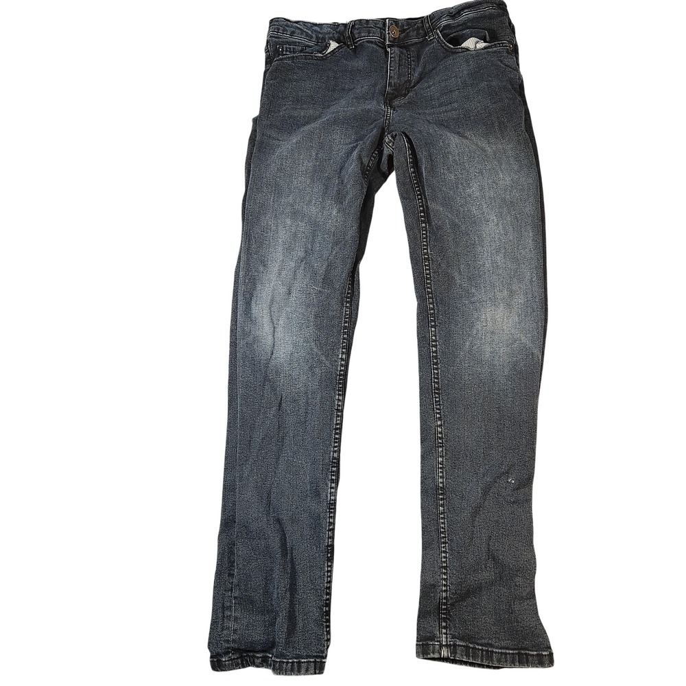 Chaps Jeans Mens 34x32 Medium Blue Athletic Taper‎ Fit Stretch Denim C31JN094